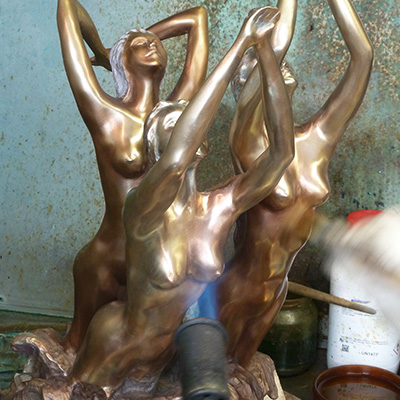 bronzeguss-patinieren